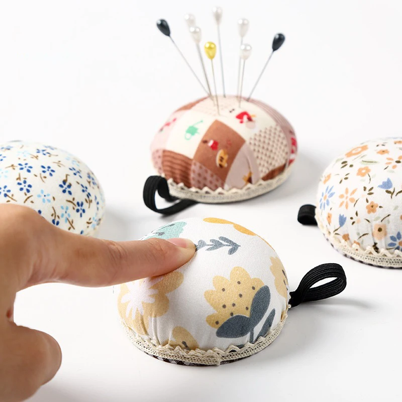 1/2/3PCS 무작위 색상 호박 모양 바늘 핀 쿠션 홀더 바느질 키트 DIY 공..
