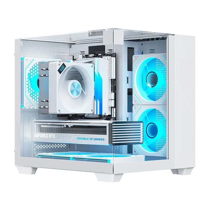 Magic Cube Gaming PC Case with Tempered Glass