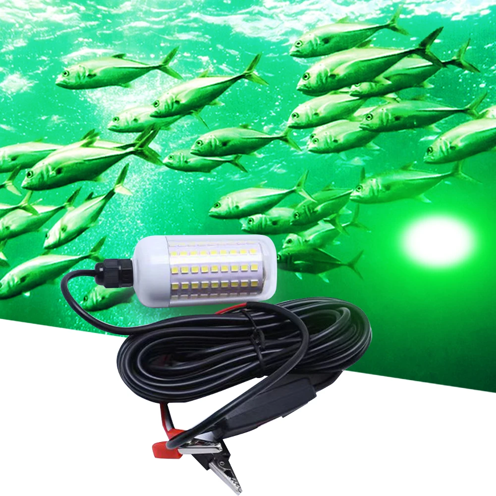 12V LED 고출력 낚시 조명 부식 방지 울트라 브라이트 수중 램프 새우 오징어 크릴용 물고기 모으기 램프