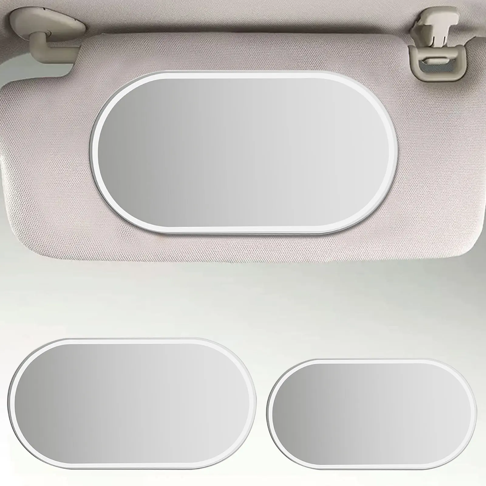Car Visor Mirror Makeup Mirror For All Car Makeup Travel Vanity Mirror