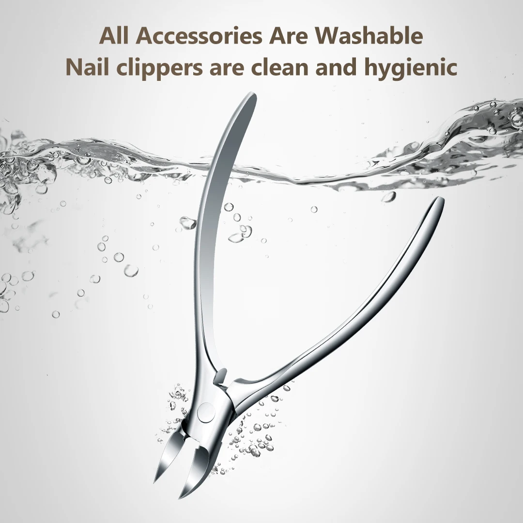 Youpin nextool Huohou 6 in 1 세트 발톱 클리퍼 페디큐어 네일 큐티클 니퍼, 내성 커터 매니큐어 도구, 숨겨진 스프링 포함