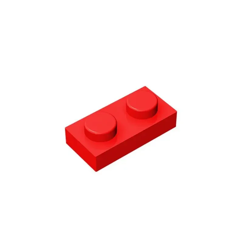 MOC 10PCS 플레이트 1x2 3023 빌딩 블록 키트 하이테크 보드 라이트 보드 벽돌 입자 DIY 아이디어 장난감 어린이 생일 아이 선물