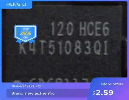 

100% NEW K4T51083QI-HCE6