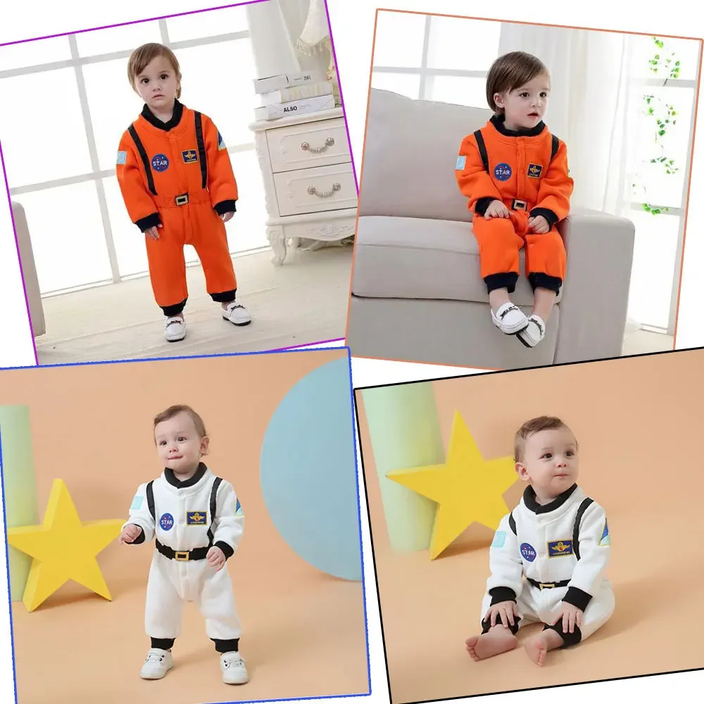Umorden Baby Boys Astronaut Costume Space Suit Toddler Infant 6-12M 1-2T 2-4T Halloween Christmas New Year Fancy Dress