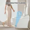 Smart Toilet, Tankless Toilet, Heated Seat, Foot Sensor Flush, White Night Light, Power Off Flush Bathroom, One Piece Toilets 4