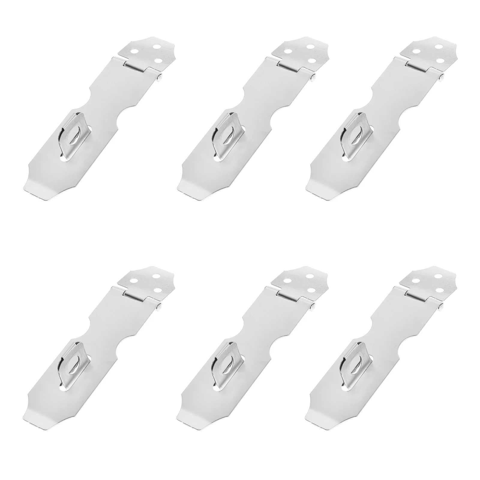

8 Pcs Stainless Steel Lock Drawrs Shed Door Latch Buckle Furnino Hasp Barn Locks