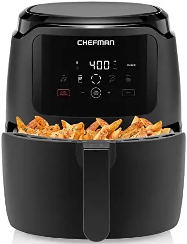 Chefman 6.3 Quart Digital Air Fryer+ Rotisserie, Dehydrator
