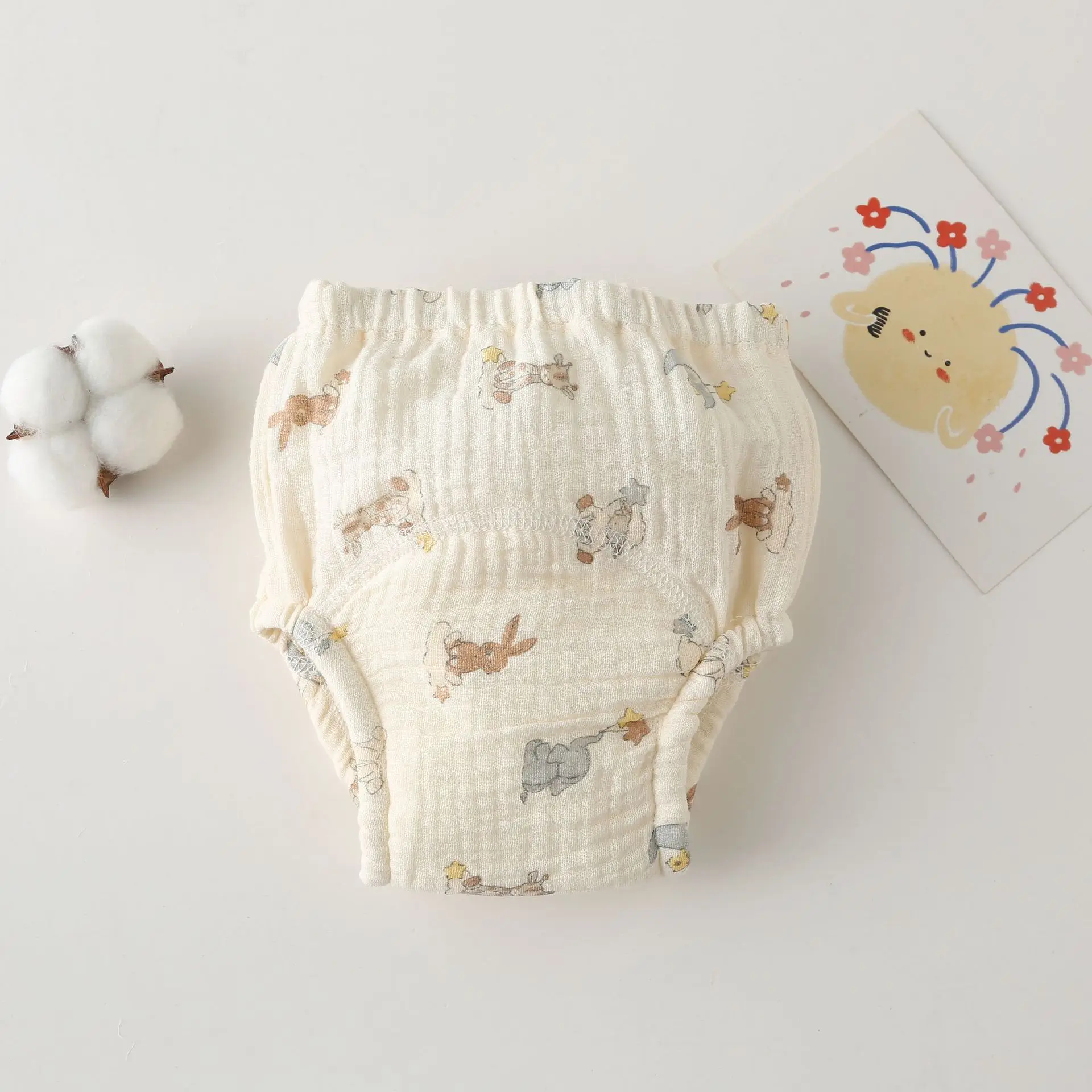 Cotton Baby Waterproof Reusable Training Shorts and Nappies