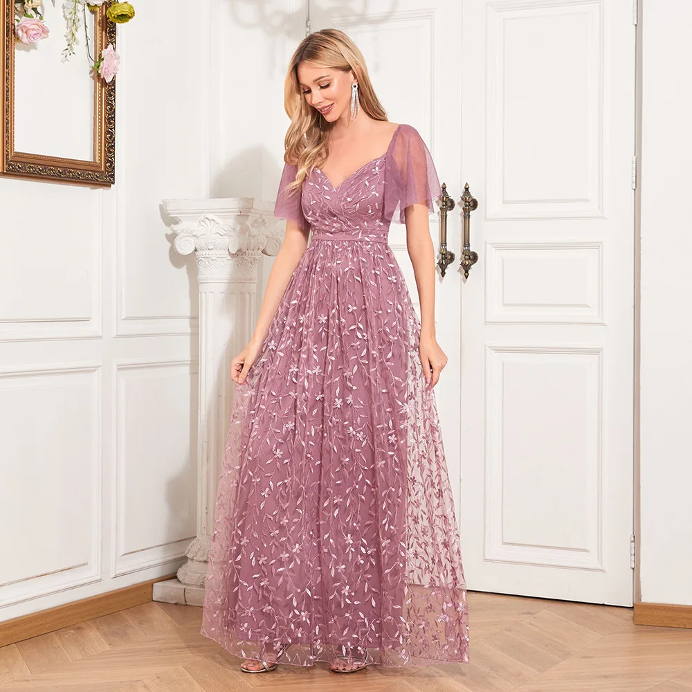 Why the Rose Sequin Evening Dress Is the Ultimate Summer Wedding Guest  Choice
