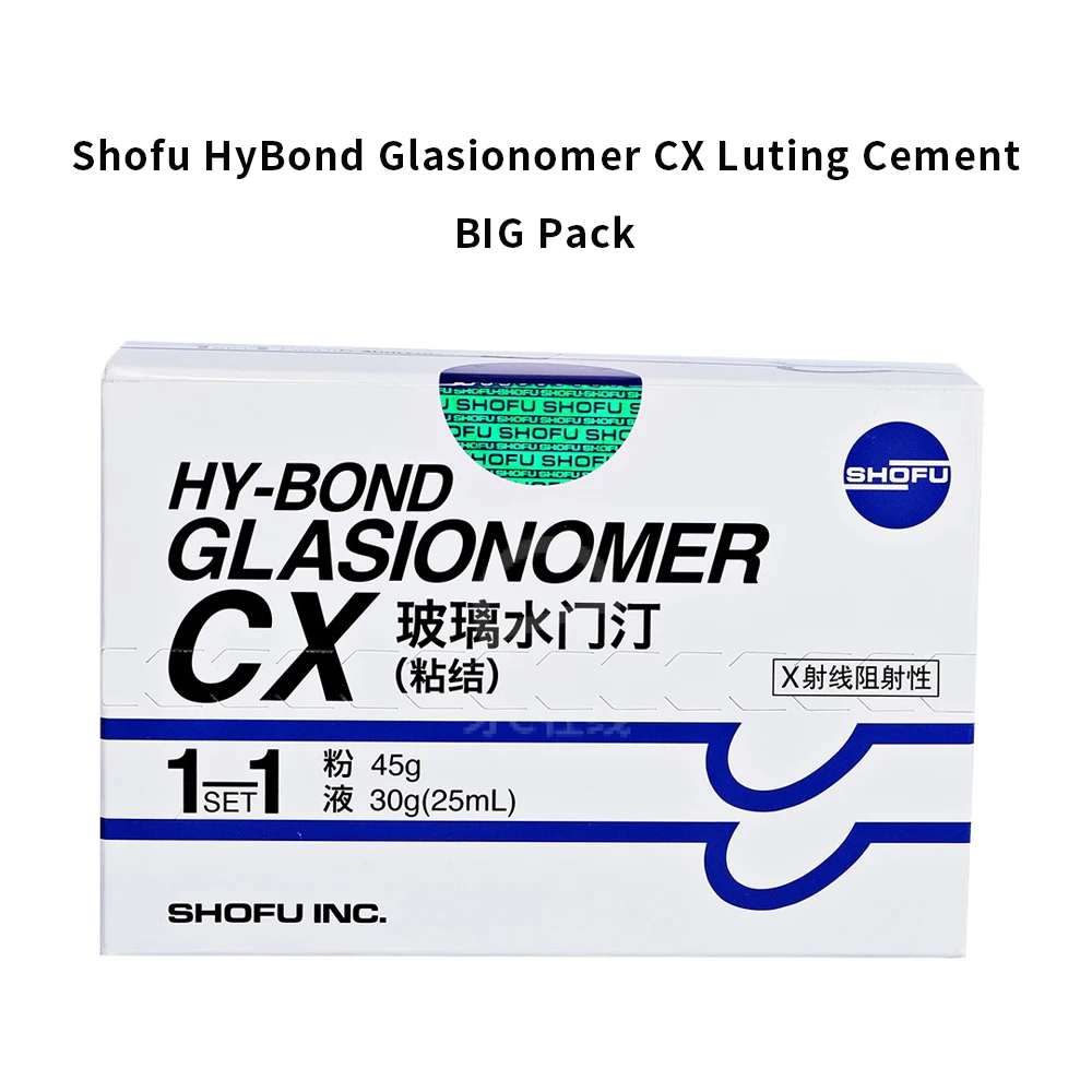 Shofu CX HyBond Glasionomer Glass Ionomer Luting Cement Dental Glue For