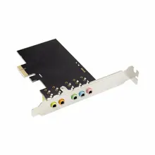 

PCIe Sound Card 5.1, PCI Express Surround 3D o Card for PC with High Direct Sound Performance & Low Profile Bracket