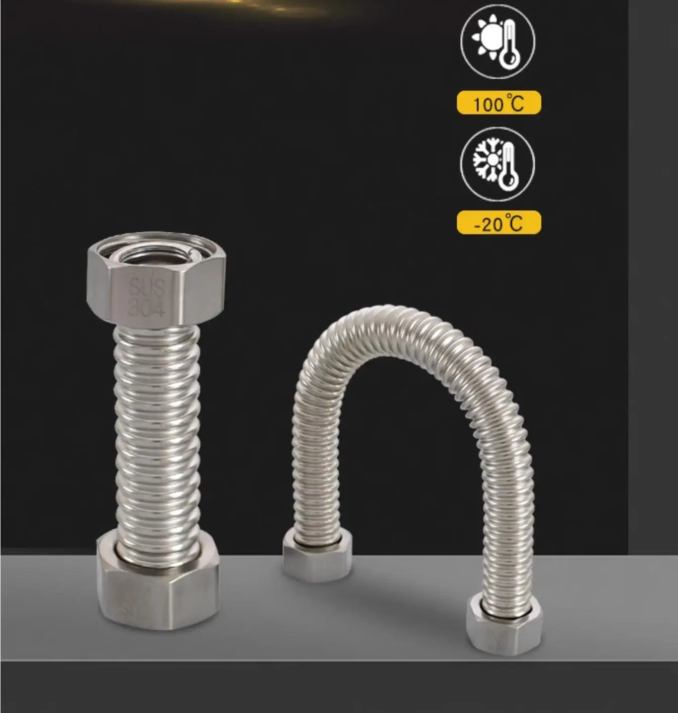 inoxidável 304 Tubo interno duplo de conexão
