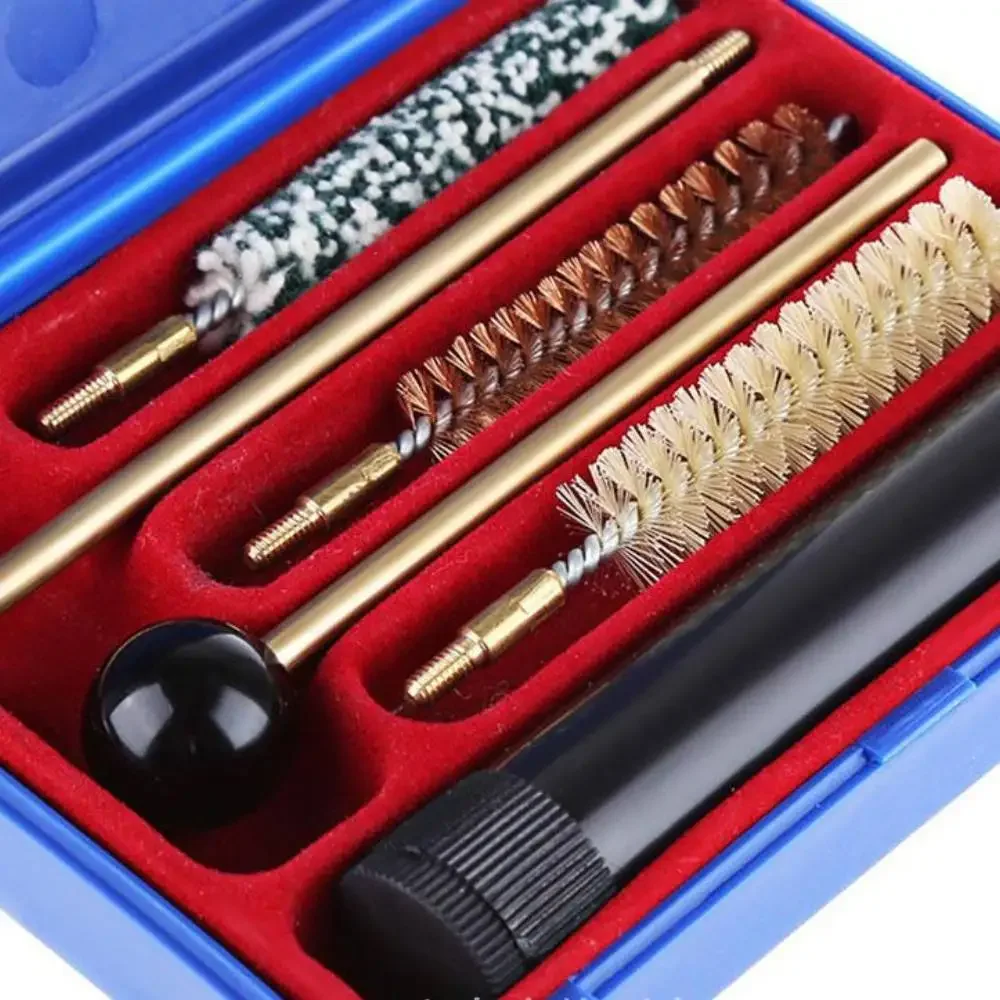 Gun Cleaning Kit Tactical Gun Cleaning Tool Kits Pistol Rifle Gun Cleaning Kit for .22cal/.44&.45cal/.38&.357& 9mm Hunting Kit