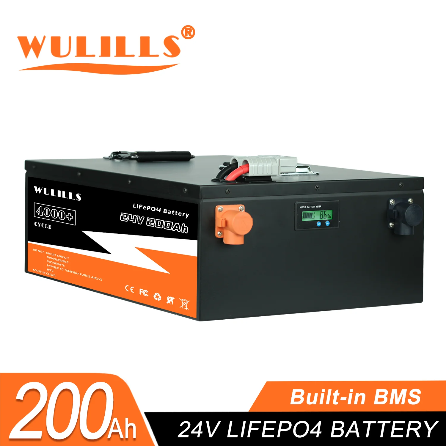 Солнечная батарея lifepo4 литий-ионная wulills 12v 24v 48v 100ah 200ah 280ah 300ah € 342,13