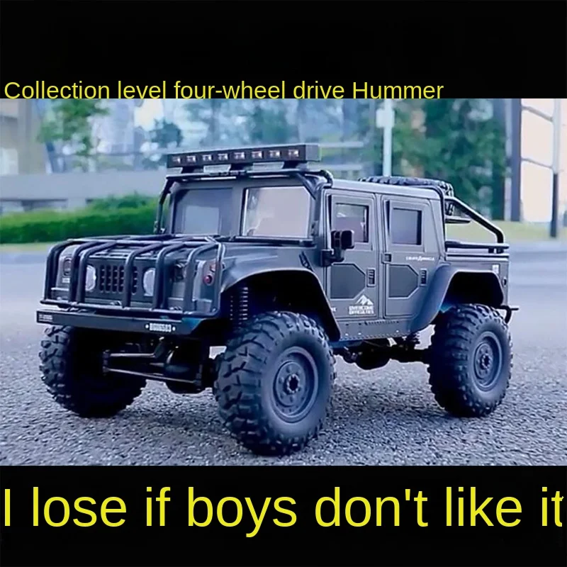 

Full-scale four-wheel drive climbing off-road IPX4 high-speed vehicle simulation Hummer car model children and boys toy car