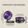 2024 New 5000mAh Rechargeable 3IN1 Multifunctional Portable Fan Wall Mounted Fan 90° Folding Fan 4 Gears With Warm Night Light 6