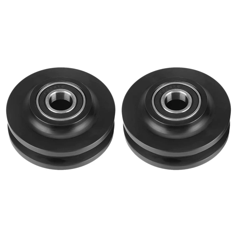 Hot Yo-2 Pcs Ruote Per Porte Da Fienile Heavy Duty Armadio Hardware Puleggia Cabinet Window Roller Kit Hardware Per Binari Scorrevoli Per Uso Domestic