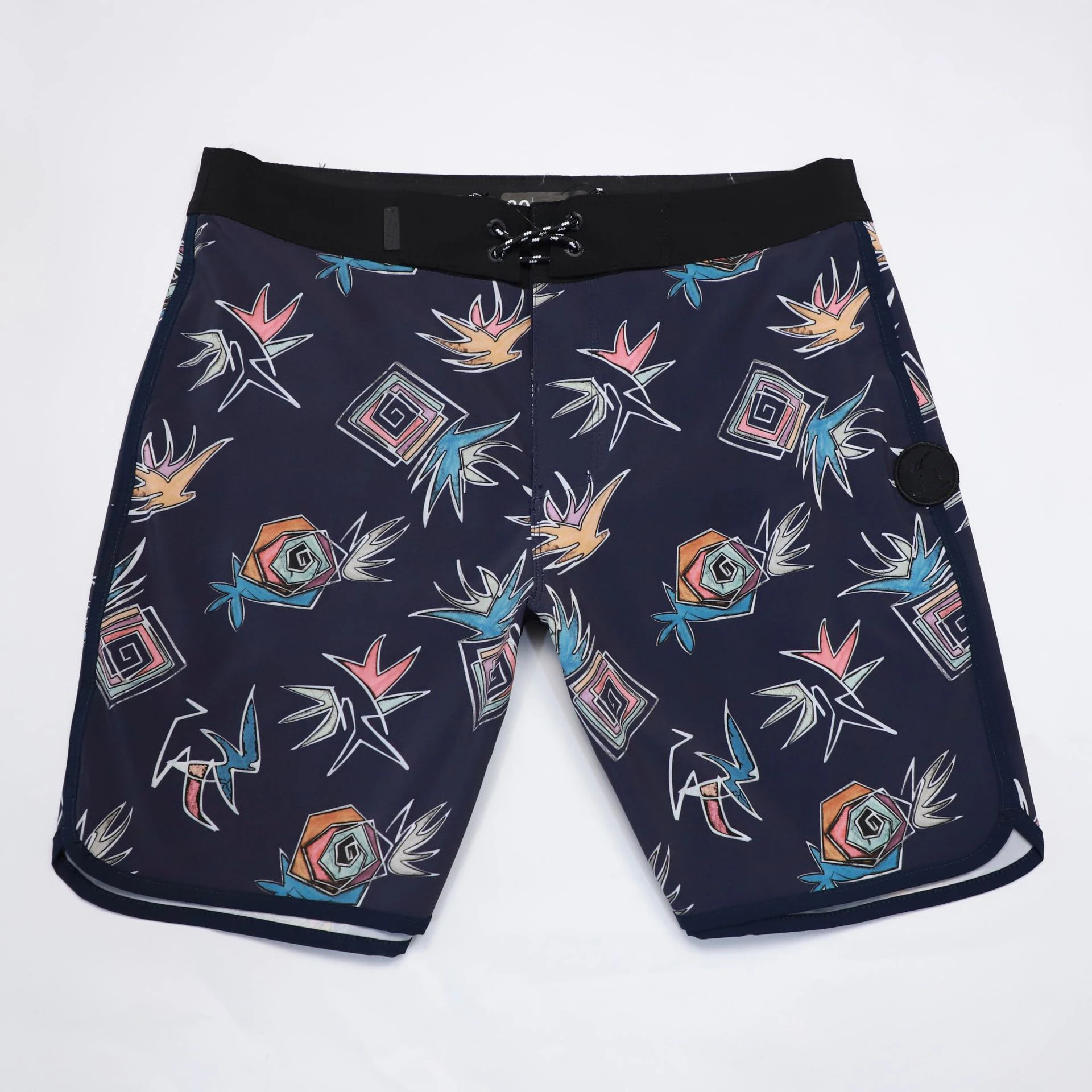 Magic Flower Print Waterproof Board Shorts Summer Shorts Men Swimwear Men Beach Shorts Men Bermuda Short Boardshorts With Label 6