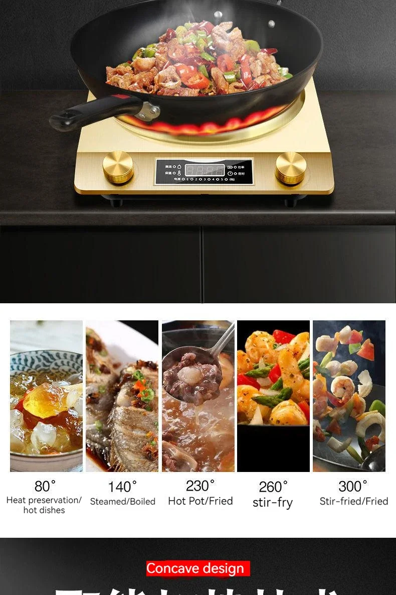 S625a684b8225422da56992dc2a92a5acL Household Full Set of 3500W High-power Intelligent Concave Cooking Hot Pot Induction Cooker Commercial Induction Cooker Mallzona