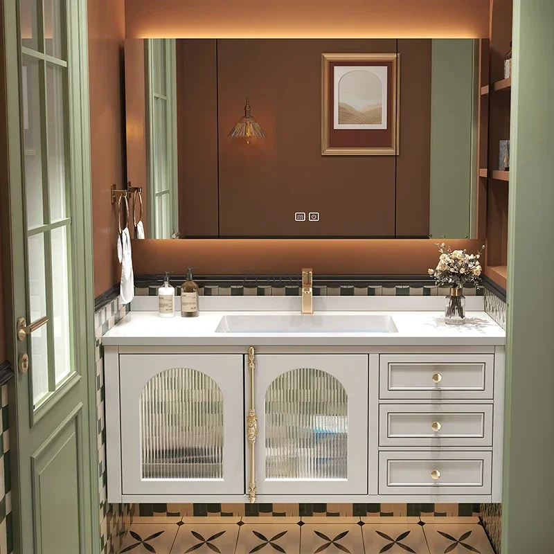 Floor Bathroom Cabinet Furniture Wooden Closed Storage Toilet Wc Wall Shelf Drawer