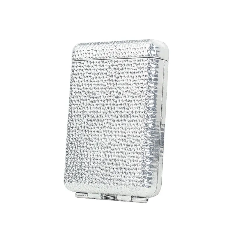 Exquisite Vintage Hand-Carved Metal Cigarette Case - Elegant Pocket Smoking Accessory