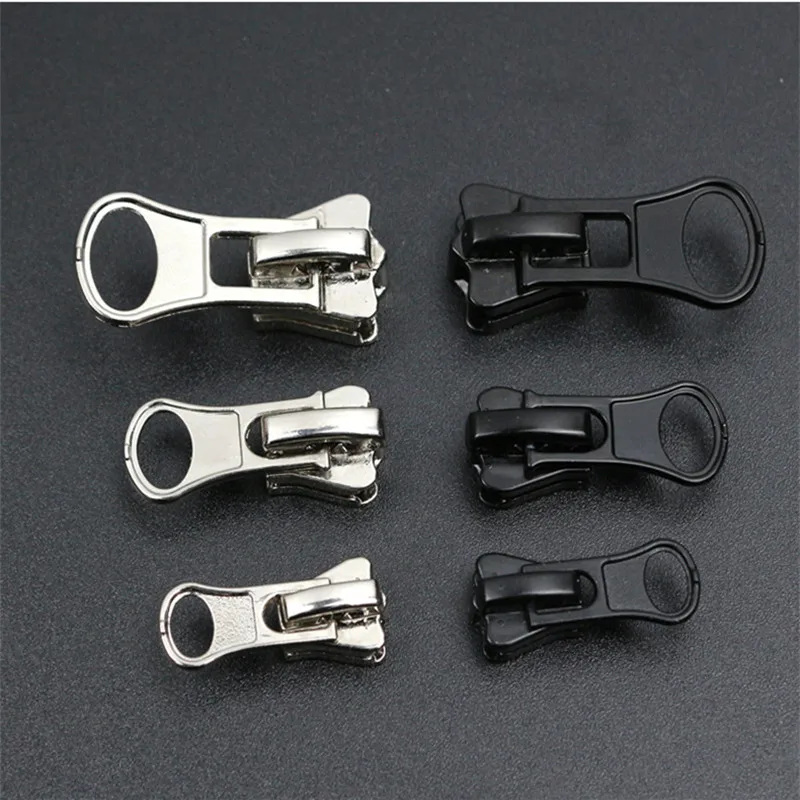 5/100pcs  3#5#8# Resin Zipper Head Auto Lock for Resin Zippers Slider Zip Repari Kit DIY Bags Garment Sewing Accessories