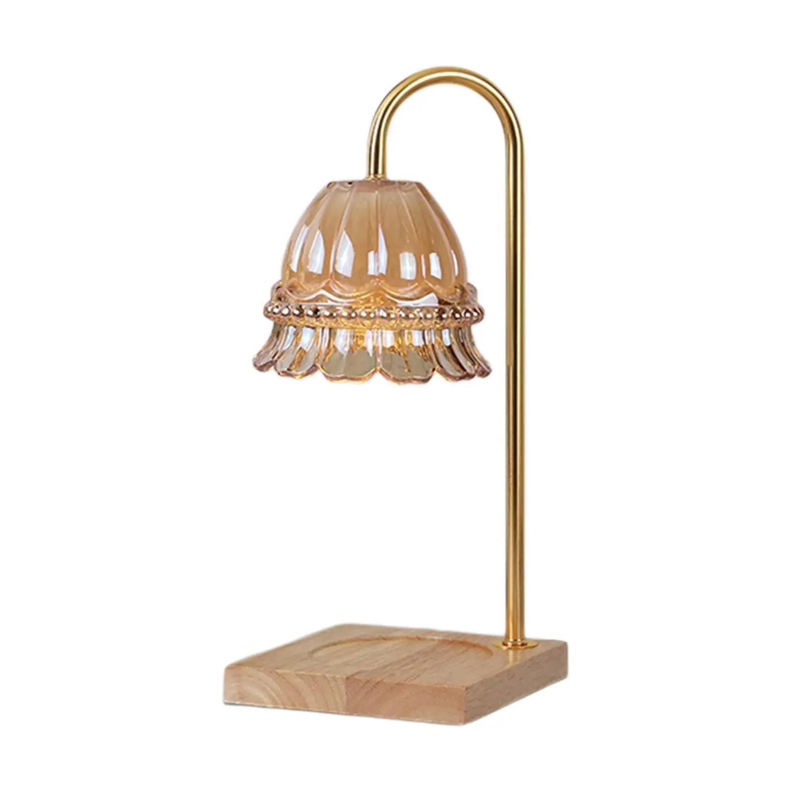 

Candle Warmer Lamp Candle Light Wood Base Candle Melter Table Lamp