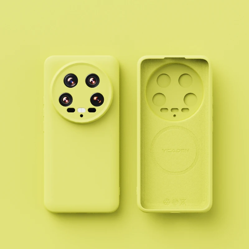 Enhanced Magnetic Liquid Silicone Case With Magsafe Wireless Charging Compatibility