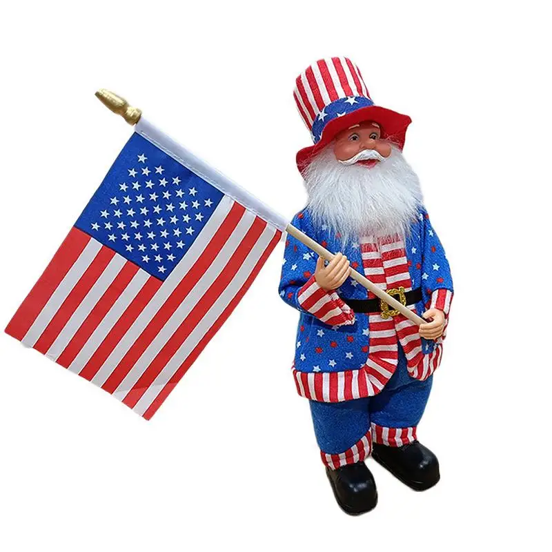 

Independence Day Decoration Uncle Sam Independence Day Decoration Uncle Sam National Day Ornaments Uncle Sam Figurines Patriotic