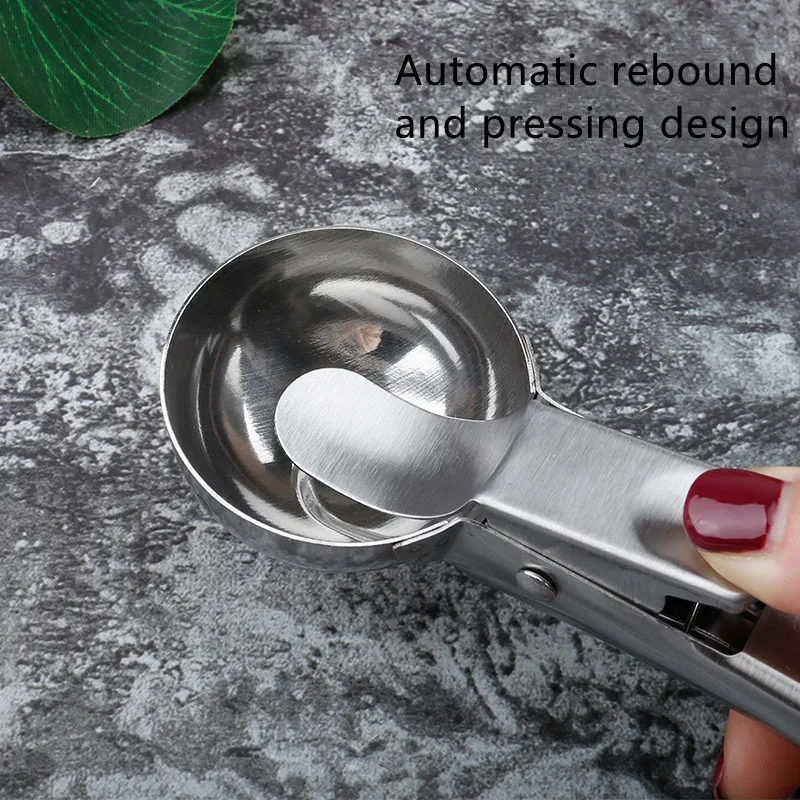 Multifunctional Ice Cream Scoops Stainless Steel Dual-Purpose Scoop Fruit Watermelon Spoon Ball Scoop Household Ice Cream Tools