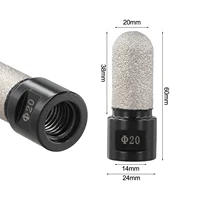 Pour le travail de carrelage meuleuse d'angle accessoire outils de meulage de carrelage fixation de meuleuse d'angle pour pierre tête en carbure de 20mm 6