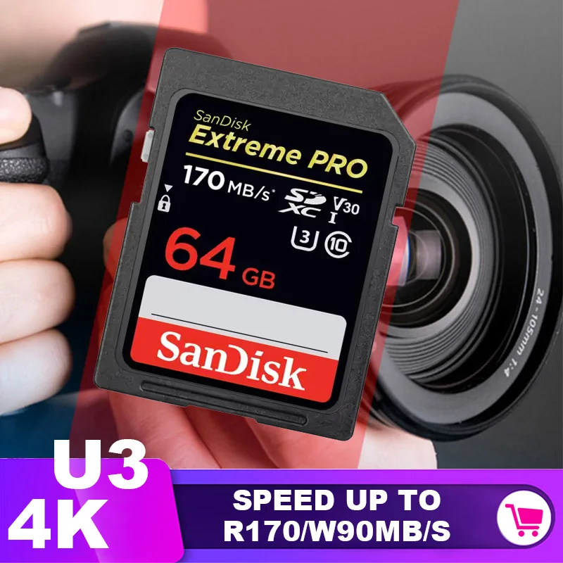 SanDisk Ultra Original SD card 8GB 16GB 32GB SDHC 64GB 128GB 256GB SDXC Class10 Memory Card C10 R80mb/s USH-1 Support for Camera samsung 64gb memory card Memory Cards