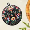 Hard-wearing Tortilla Warmer Pouch Portable Beautiful Practical Tortilla Warmer Insulated Fabric Storage Pouch 4