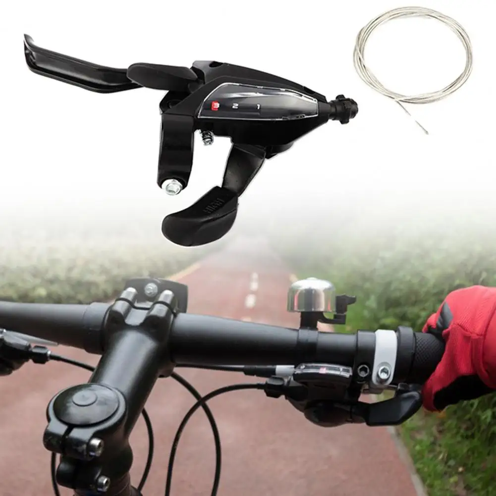 Gear Shifter Ergonomic Design Bike Brake Single 3/7/8 Left Speed Shifter