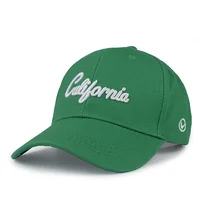 New Mens Baseball Cap 3d California Embroidery Dad Hat Green Snapback Caps Kpop Women Streetwear Sunhat Hip Hop Hats 여름모자 남성용 1