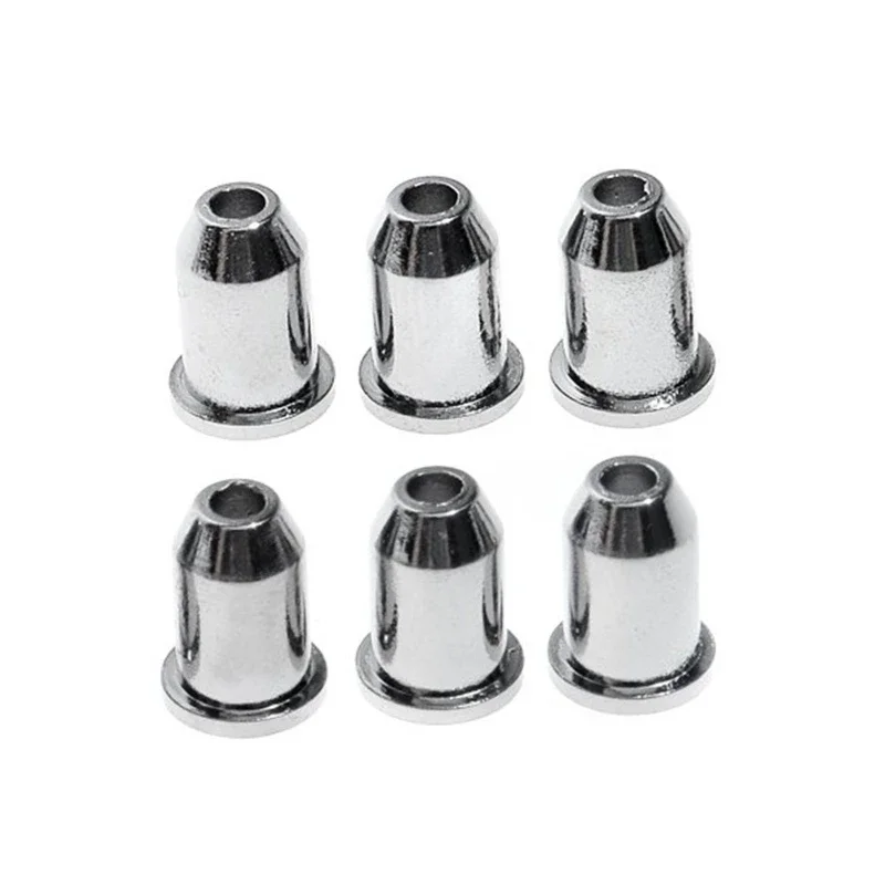 6 Teile/satz Gitarre String Caps Montage Schnalle Durch Körper Aderendhülsen Gitarre String Aderendhülsen Buchse für Elektrische Gitarren – Detail 10
