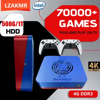 Retro I3-3110M Console di gioco GD10 Plug and Play Win11 1T HDD 70000 + Giochi per Wii PS2 N64 PSP GameCube N64 Maniglia wireless