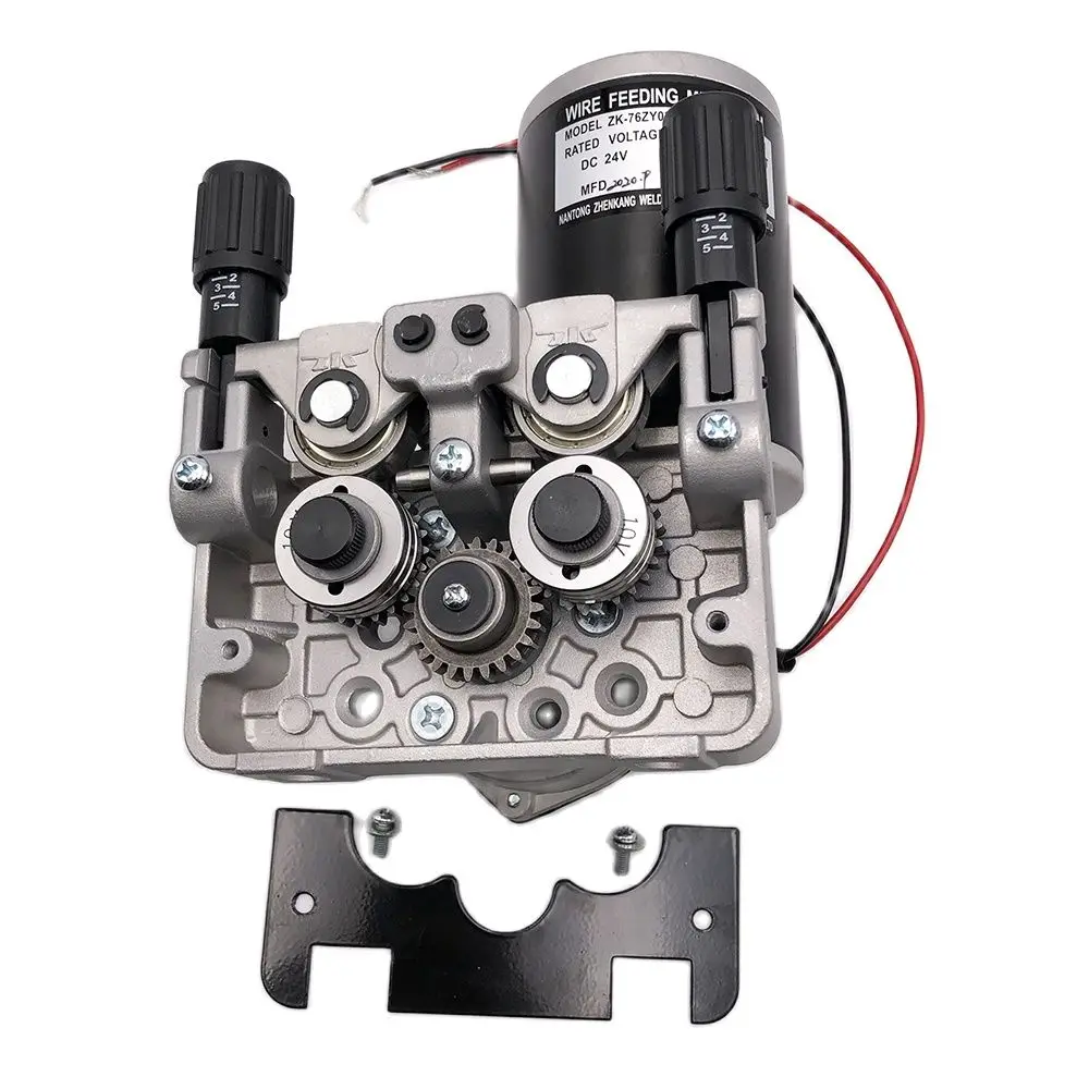 76ZY-02AV Mig Wire Feeder Motor Feeding Machine DC24/42V 1.0-1.2mm 2.0-24m/Min 1PK for MIG MAG Welding Machine JINSLU