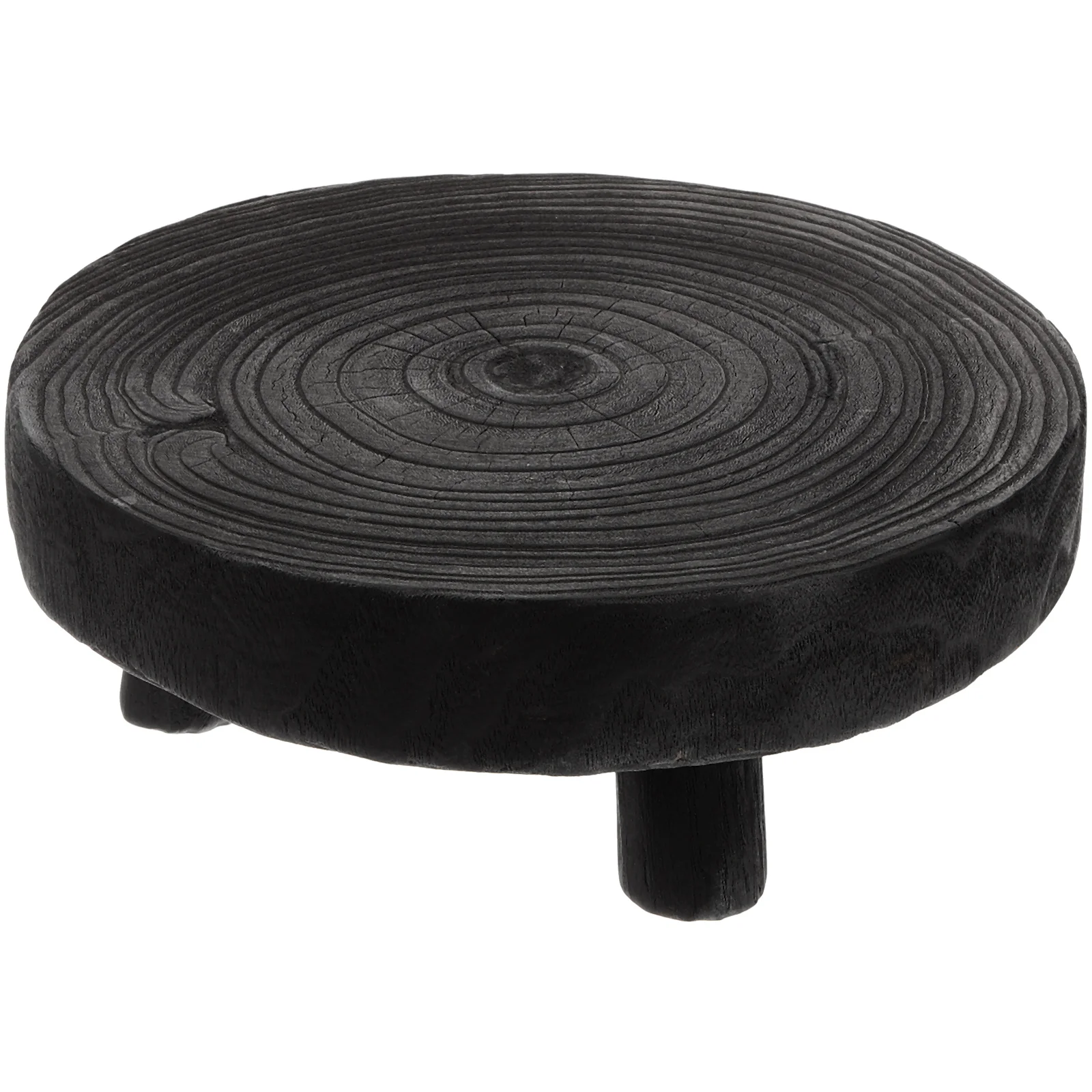 

Round Tripod Tray Dessert Stand Wooden Pedestal Indoor Plant Pots Display House Plants