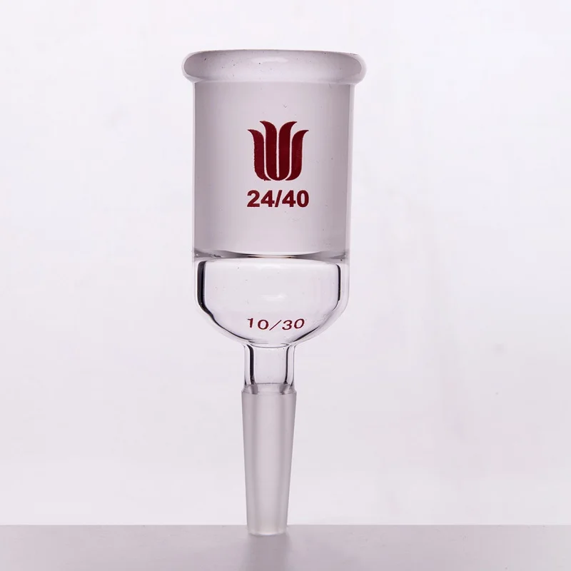 

SYNTHWARE Borosilicate Glass Joint, Female 24/40, Male 10/30, Glass reducing Adapter, B type connector, A252410