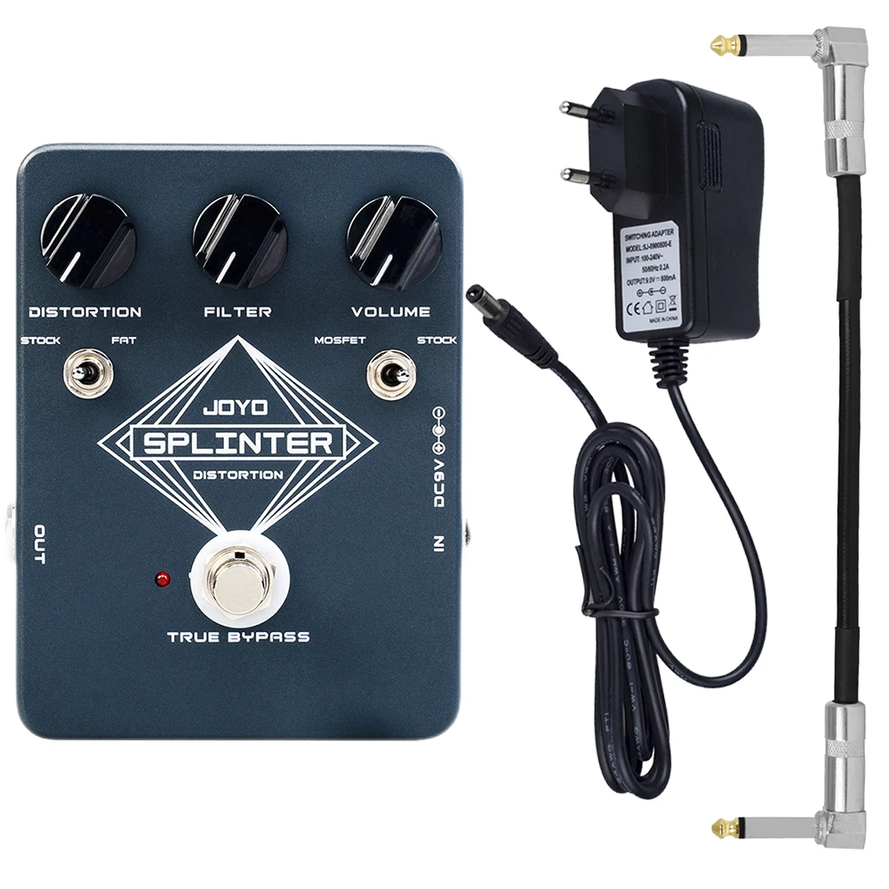 

JOYO Guitar Effect Pedal JF-21 SPLINTER DISTORTION Classic Distortion Pedal Fuzz & Distortion Effect True Bypass Guitar Parts