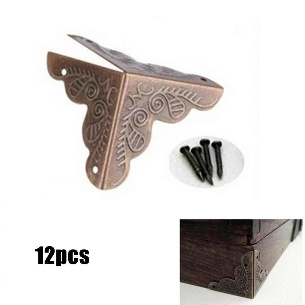 Stainless Steel Angle Bracket Furniture Hardware Angle Bracket Angled Furniture Hardware Angle Connector Furniture Corner Protector Decorative Corner Cover Metal Decorative Protectors Alloy Corner Brackets Bronze Tone For Scrapbook Bronze Corner Wooden Box Edge Cover Protector Furniture Decorative 12Pcs