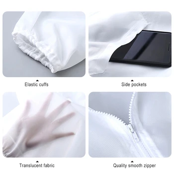 UPF Clothing Jackets Summer Women Windbreaker Quick-Drying Waterproof Cycling Fishing Sunscreen Shirt Lightweight Breathable 5