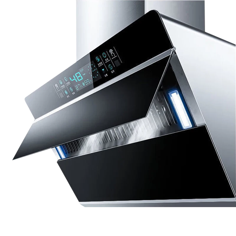 Kitchen 900mm Range Hood Smart Smoke Extractor Hood Cooker Chimney Exhaust Range For Kitchen