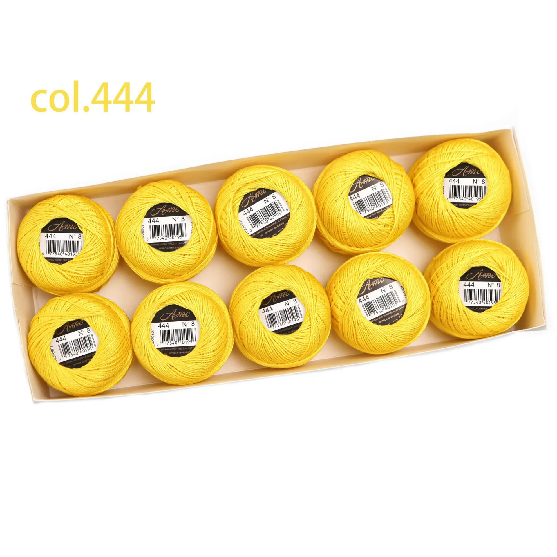 Egyptian Long Staple Cotton Embroidery and Hand Sewing Thread Set - 10 Balls