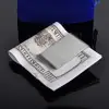 Metal Money Clip Stainless Steel Silver Color Slim Money Clip Purse Wallet Credit Card ID Holder Men Wallet 2