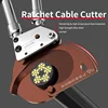Cable Cutter Plier Ratchet Electrician Scissors Copper Aluminum Wire Cutting Plier Hand Tool Hand Plier for Large cable 2