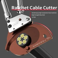 Cable Cutter Plier Ratchet Electrician Scissors Copper Aluminum Wire Cutting Plier Hand Tool Hand Plier for Large cable 2
