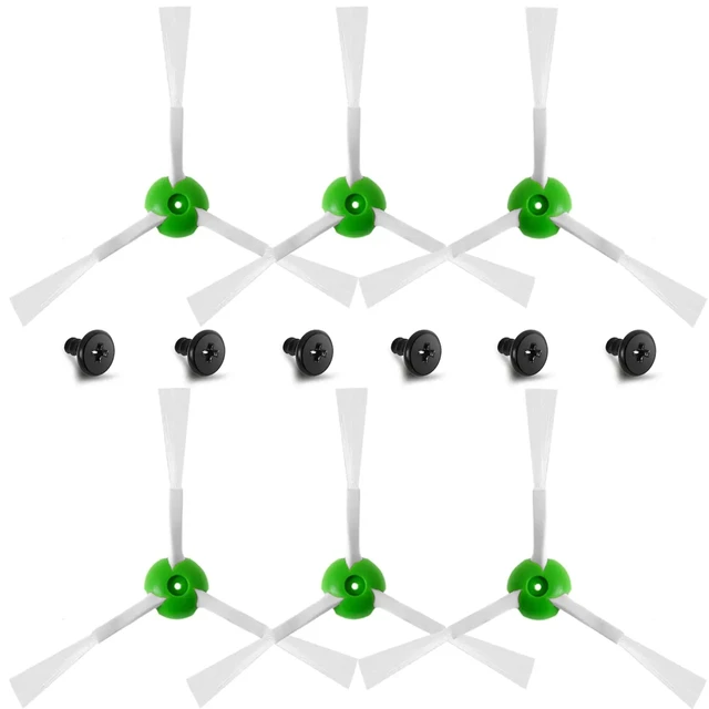 6 Spazzole Laterali Di Ricambio Per IRobot Roomba I7, I8, I4, E5, J7 E Altri Modelli - Foto 3