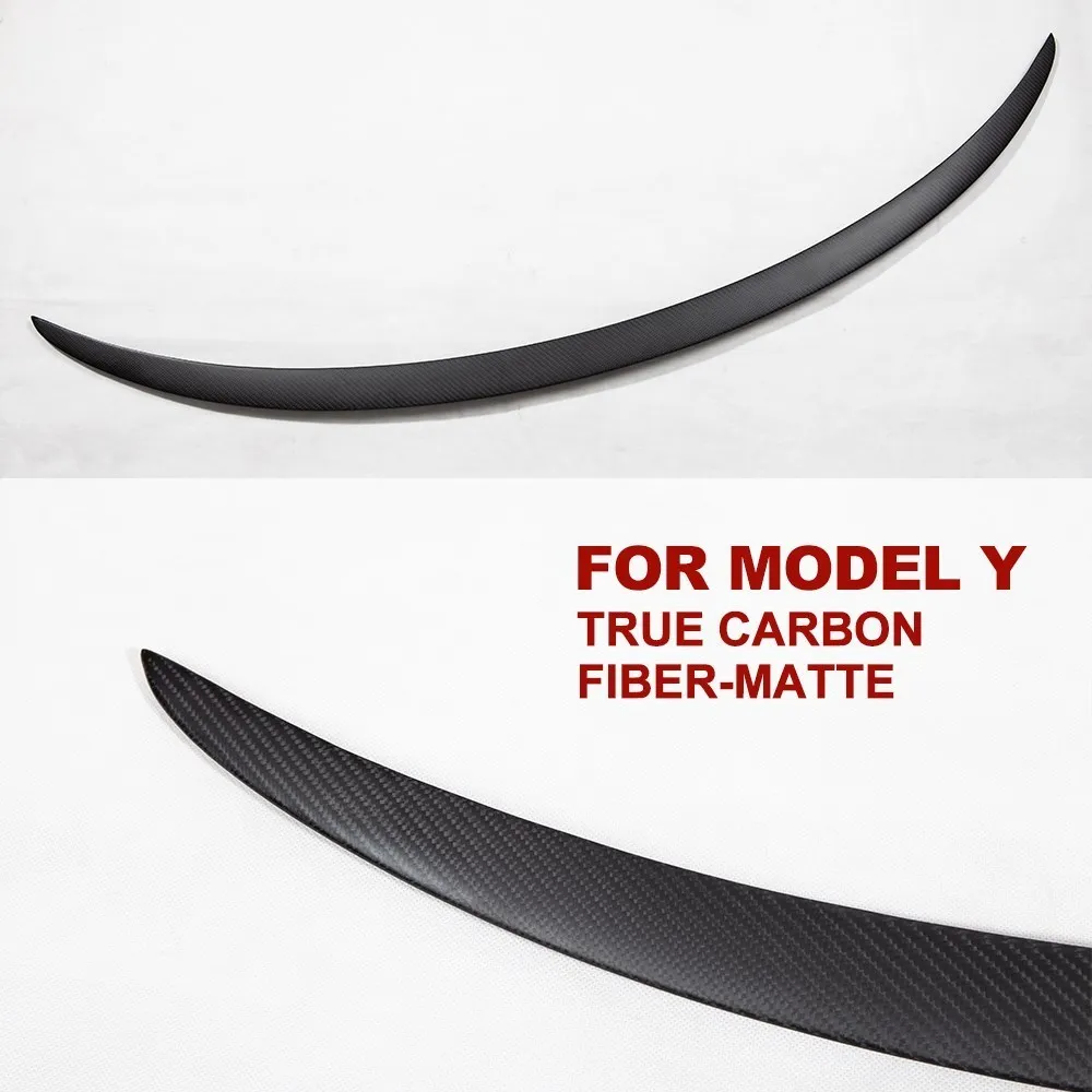 Car Rear Wing Spoiler For Tesla Model Y Model 3 Xyzplus Real Carbon Fiber Accessory